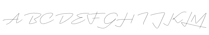 Fastpen 0.5 Mm Font UPPERCASE