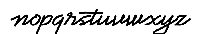 Fastpen 4 Mm Font LOWERCASE