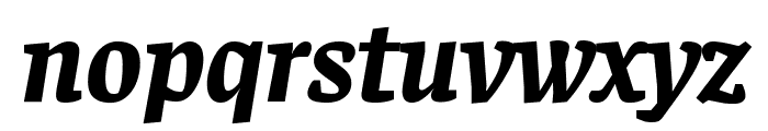 Faustina Extra Bold Italic Font LOWERCASE