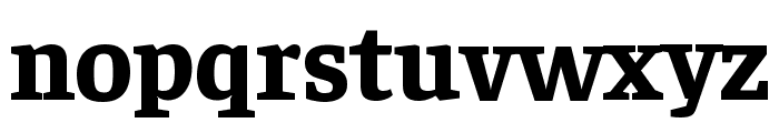 Faustina Extra Bold Font LOWERCASE