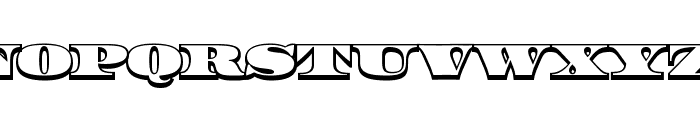 Federal Bureau 12 Diagonal Font UPPERCASE