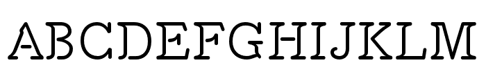 Feneon Single Medium Font UPPERCASE