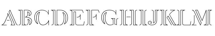 Feneon Thin Font UPPERCASE