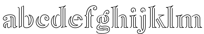 Feneon Thin Font LOWERCASE