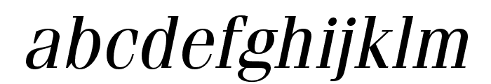 Fenice Pro ITC Oblique Font LOWERCASE