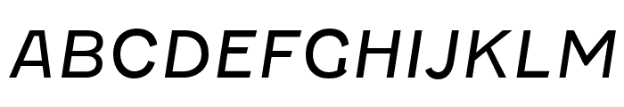 Fenwick Light Italic Font UPPERCASE