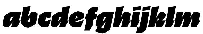 Ferryman Black Italic Font LOWERCASE