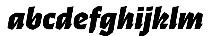 Ferryman Bold Italic Font LOWERCASE