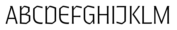 Ferryman ExtraLight Font UPPERCASE