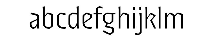 Ferryman ExtraLight Font LOWERCASE