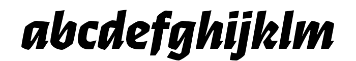 Ferryman SemiBold Italic Font LOWERCASE