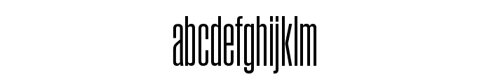 Field Gothic No.13 Med XXXCond Font LOWERCASE