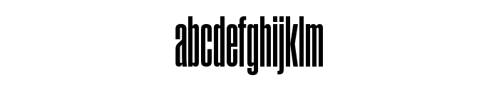 Field Gothic No.16 XBold XXXCond Font LOWERCASE