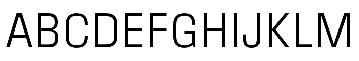 Field Gothic No.61 Light Font UPPERCASE