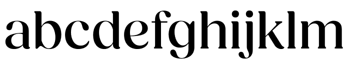 Fields Display Medium Font LOWERCASE