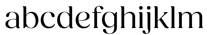 Fields Display Regular Font LOWERCASE