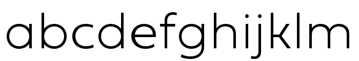 Fieldwork Geo Thin Font LOWERCASE