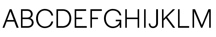 Figgins Sans Regular Font UPPERCASE