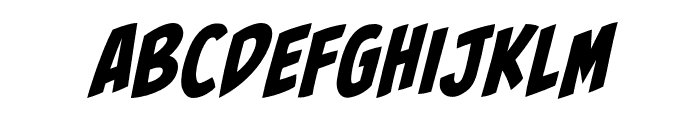 Fight to the Finish BB Bold Italic Font UPPERCASE