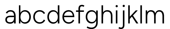 Figtree Light Font LOWERCASE