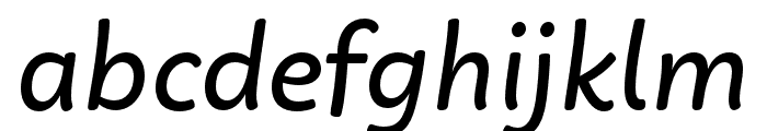 Fillip Italic Font LOWERCASE