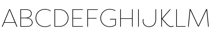 Filson Pro Thin Font UPPERCASE