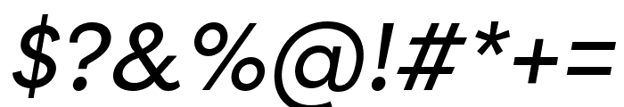 Filson Soft Regular Italic Font OTHER CHARS