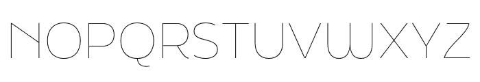 FinalSix Hairline Font UPPERCASE