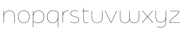 FinalSix Hairline Font LOWERCASE