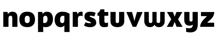 FinalSix Heavy Font LOWERCASE