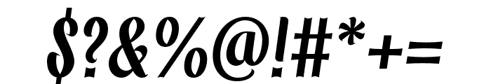 Finesse Italic Font OTHER CHARS