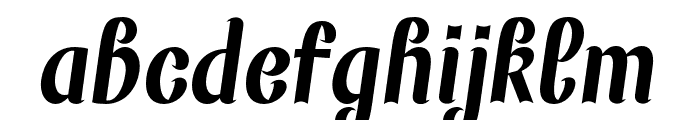Finesse Italic Font LOWERCASE