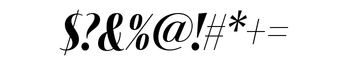 Fino Sans Bold Italic Font OTHER CHARS