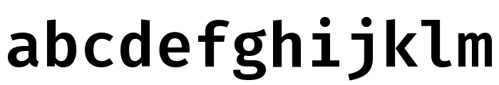 Fira Code Semibold Font LOWERCASE