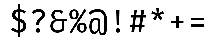 Fira Mono OT Regular Font OTHER CHARS