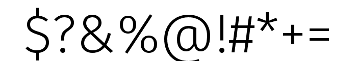 Fira Sans Condensed Regular Font OTHER CHARS