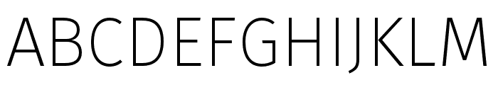 Fira Sans Four Font UPPERCASE