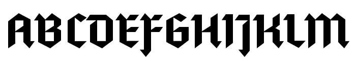 Fleisch Wolf Font UPPERCASE
