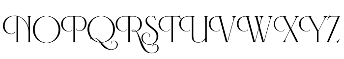 Fleur Bold Font UPPERCASE