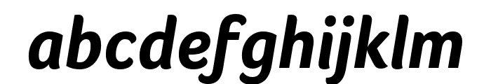 Foco Bold Italic Font LOWERCASE