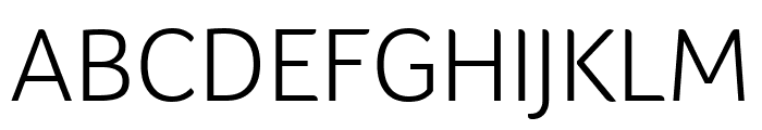 Foco Light Font UPPERCASE