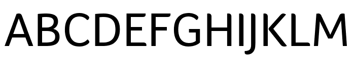 Foco Regular Font UPPERCASE