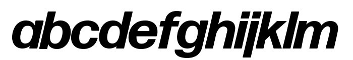 Forma DJR Banner Bold Italic Font LOWERCASE