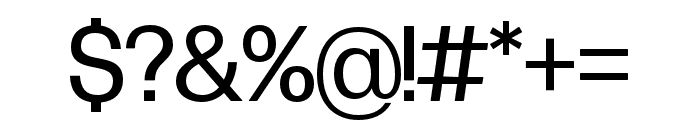 Forma DJR Cyrillic Display Regular Font OTHER CHARS