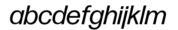 Forma DJR Deck Italic Font LOWERCASE