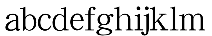 Fotor HelloFont GongYiTi Regular Font LOWERCASE