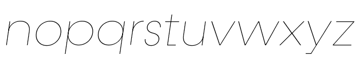 Fractul Variable Regular Italic Font LOWERCASE