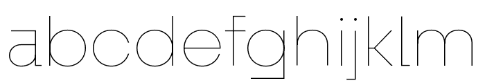 Fractul Variable Regular Font LOWERCASE