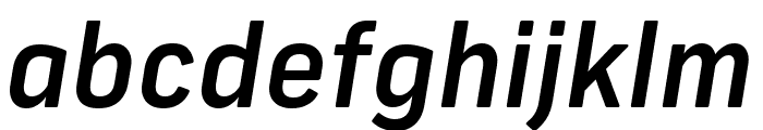 Frank New Medium Italic Font LOWERCASE