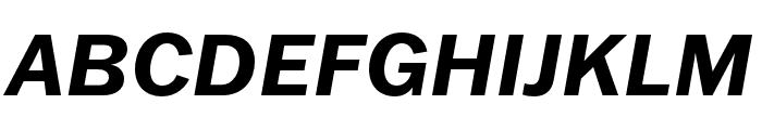 Franklin Gothic ATF Bold Italic Font UPPERCASE